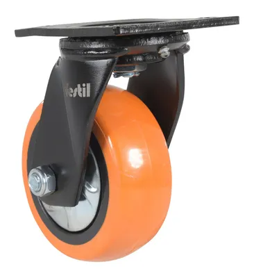 Vestil CST-E6-6X2PUP-S Polyurethane Swivel Caster 2