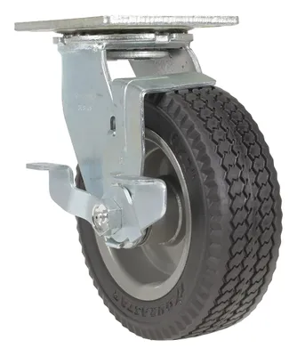 Vestil CST-F-6X2FM-SWB Flat-Free Swivel With Brake Caster 2