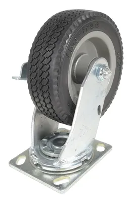 Vestil CST-F-6X2FM-SWB Flat-Free Swivel With Brake Caster 4