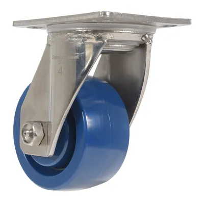 Vestil CST-F-SS-4X2SP-S caster wheel shown from an alternate angle