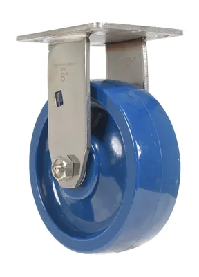 Vestil CST-F-SS-6X2SP-R Solid Polyurethane Rigid Caster2