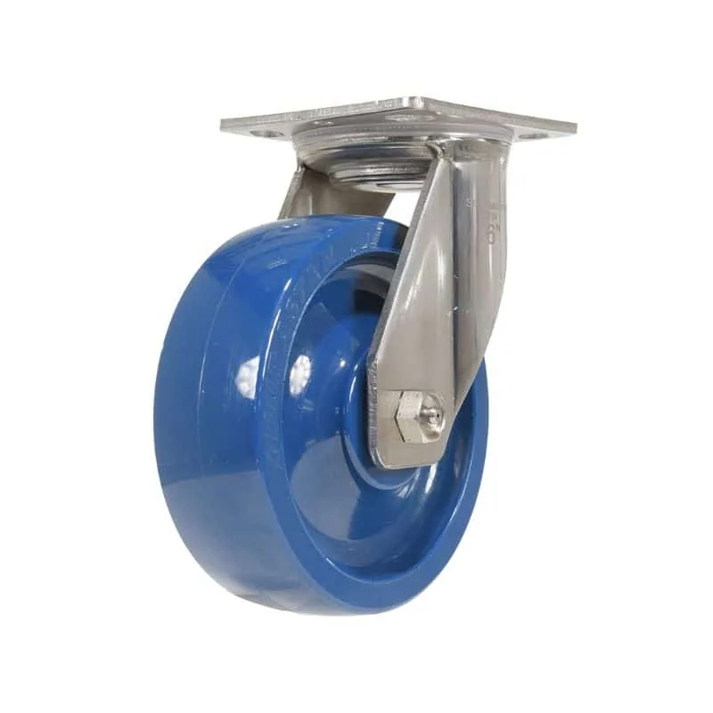 Vestil CST-F-SS-6X2SP-S Solid Polyurethane Swivel Caster