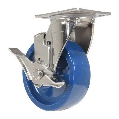 Vestil CST-F-SS-6X2SP-SWB Solid Polyurethane Swivel Caster2