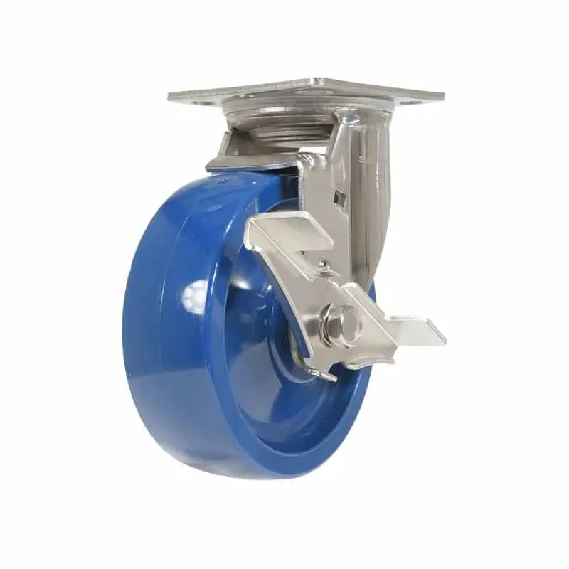 Vestil CST-F-SS-6X2SP-SWB Solid Polyurethane Swivel Caster