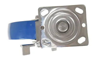 Vestil CST-F-SS-8X2SP-SWB Solid Polyurethane Swivel With Brake Caster 5