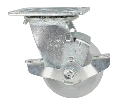 Vestil CST-F34-4X2DK-SWB caster wheel shown from an alternate angle