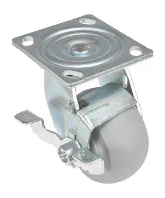 Vestil CST-F34-4X2DK-SWB caster wheel shown from an alternate angle