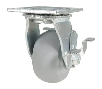 Vestil CST-F34-4X2DK-SWB caster wheel shown from an alternate angle