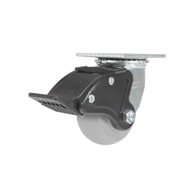 Vestil CST-F34-4X2DK-SWTB1 Thermoplastic Rubber Swivel With Total Brake Caster