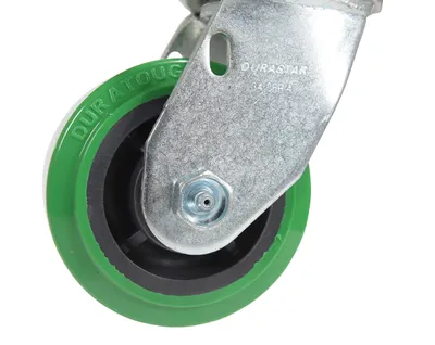Vestil CST-F34-4X2DT-S caster wheel shown from an alternate angle