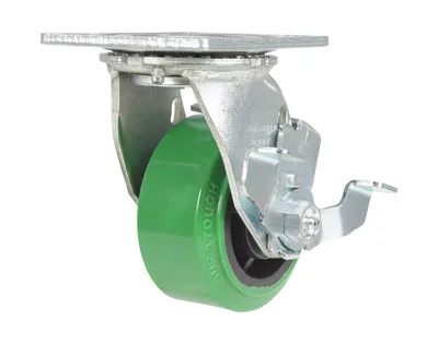 Vestil CST-F34-4X2DT-SWB caster wheel shown from an alternate angle