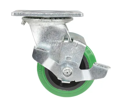 Vestil CST-F34-4X2DT-SWB caster wheel shown from an alternate angle