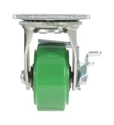 Vestil CST-F34-4X2DT-SWB caster wheel shown from an alternate angle