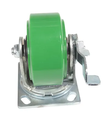 Vestil CST-F34-4X2DT-SWB caster wheel shown from an alternate angle