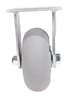 Vestil CST-F34-5X2DK-R caster wheel shown from an alternate angle