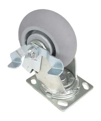 Vestil CST-F34-5X2DK-SWB caster wheel shown from an alternate angle