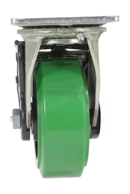 Vestil CST-F34-5X2DT-SWTB1 caster wheel shown from an alternate angle