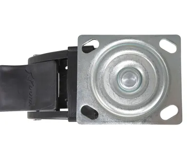 Vestil CST-F34-5X2DT-SWTB1 caster wheel shown from an alternate angle