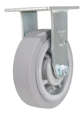 Vestil CST-F34-6X2DK-R caster wheel shown from an alternate angle