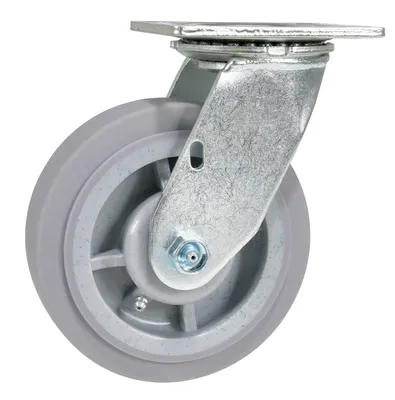 Vestil CST-F34-6X2DK-S caster wheel shown from an alternate angle