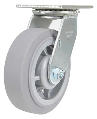 Vestil CST-F34-6X2DK-S Thermoplastic Rubber Swivel Caster