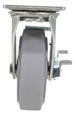 Vestil CST-F34-6X2DK-SWB caster wheel shown from an alternate angle