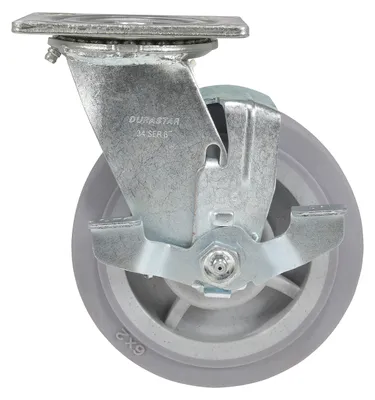 Vestil CST-F34-6X2DK-SWB caster wheel shown from an alternate angle