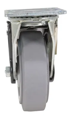Vestil CST-F34-6X2DK-SWTB1 caster wheel shown from an alternate angle