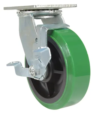 Vestil CST-F34-6X2DT-SWB caster wheel shown from an alternate angle