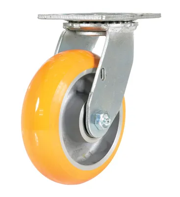 Vestil CST-F34-6X2SI-S caster wheel shown from an alternate angle