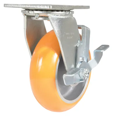 Vestil CST-F34-6X2SI-SWB caster wheel shown from an alternate angle