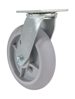 Vestil CST-F34-8X2DK-S caster wheel shown from an alternate angle