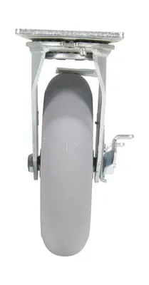 Vestil CST-F34-8X2DK-SWB caster wheel shown from an alternate angle