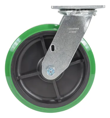 Vestil CST-F34-8X2DT-S caster wheel shown from an alternate angle