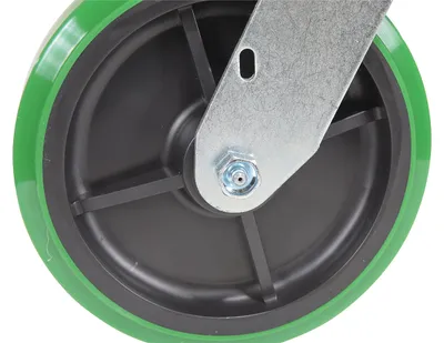 Vestil CST-F34-8X2DT-S caster wheel shown from an alternate angle