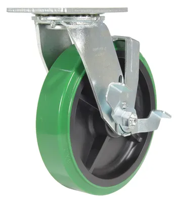 Vestil CST-F34-8X2DT-SWB caster wheel shown from an alternate angle