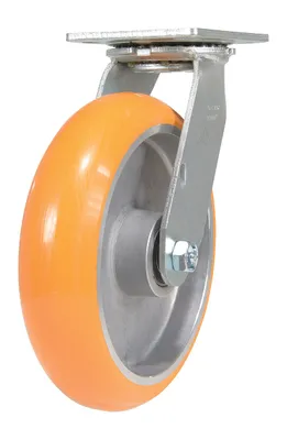 Vestil CST-F34-8X2SI-S caster wheel shown from an alternate angle
