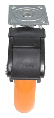Vestil CST-F34-8X2SI-SWTB1 caster wheel shown from an alternate angle