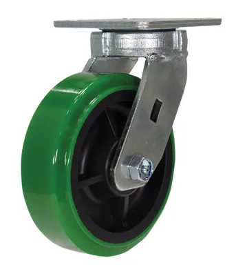 Vestil CST-F40-6X2DT-S caster wheel shown from an alternate angle