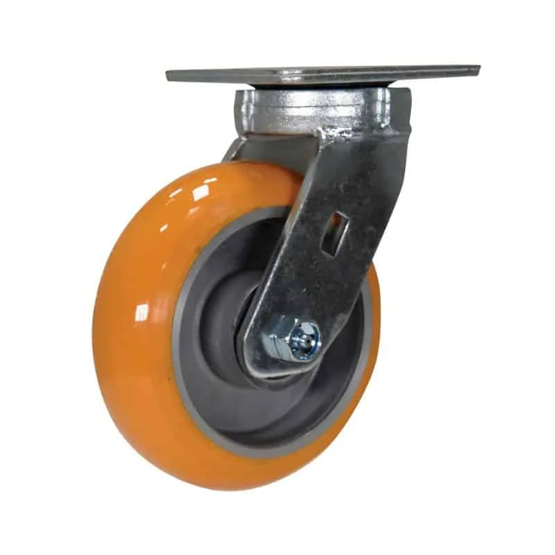 Vestil CST-F40-6X2SI-S Polyurethane Swivel Caster With Hub