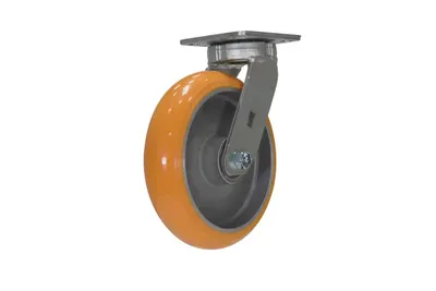 Vestil CST-F40-8X2SI-S Polyurethane Swivel Caster With Hub