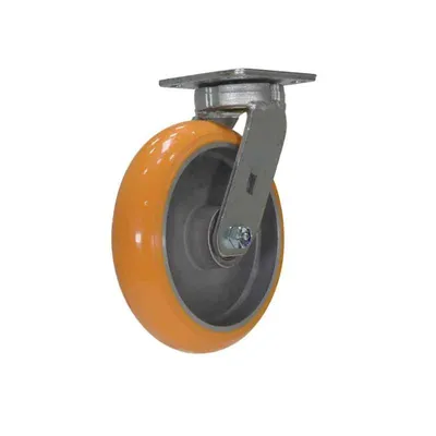 Vestil CST-F40-8X2SI-S Polyurethane Swivel Caster With Hub