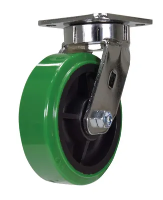Vestil CST-FC47-6X2DT-S caster wheel shown from an alternate angle