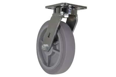 Vestil CST-FC47-8X2DK-S caster wheel shown from an alternate angle
