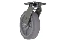 Vestil CST-FC47-8X2DK-S caster wheel shown from an alternate angle
