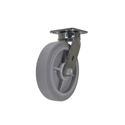 Vestil CST-FC47-8X2DK-S Duratek Thermoplastic Rubber Swivel Caster