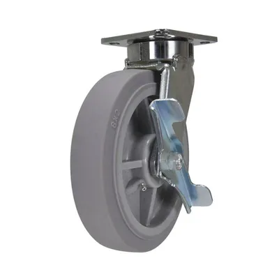 Vestil CST-FC47-8X2DK-S Duratek Thermoplastic Rubber Swivel Caster