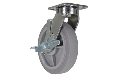 Vestil CST-FC47-8X2DK-SWB caster wheel shown from an alternate angle