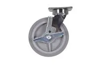 Vestil CST-FC47-8X2DK-SWB Duratek Thermoplastic Rubber Swivel With Brake Caster