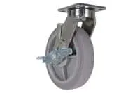 Vestil CST-FC47-8X2DK-SWB caster wheel shown from an alternate angle